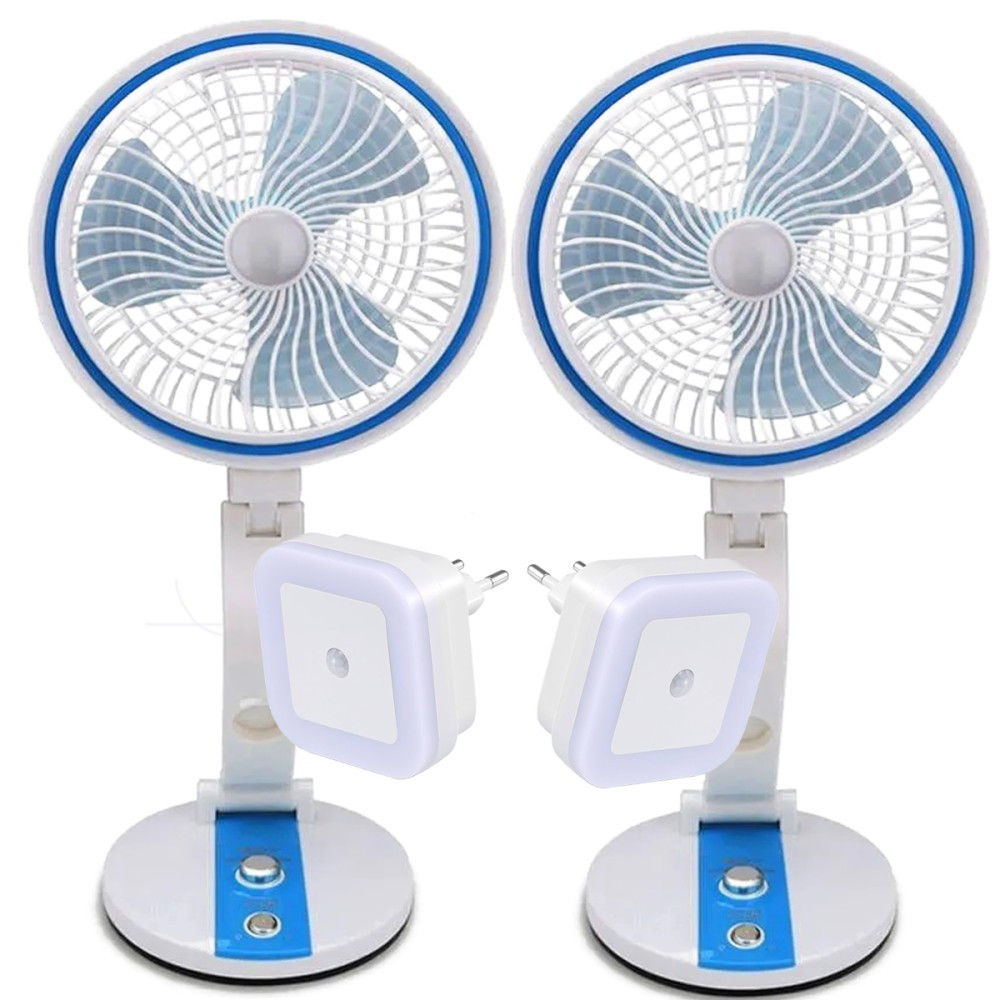 LR 2018 Fan with Auto Sensor Mini LED Night Light Free