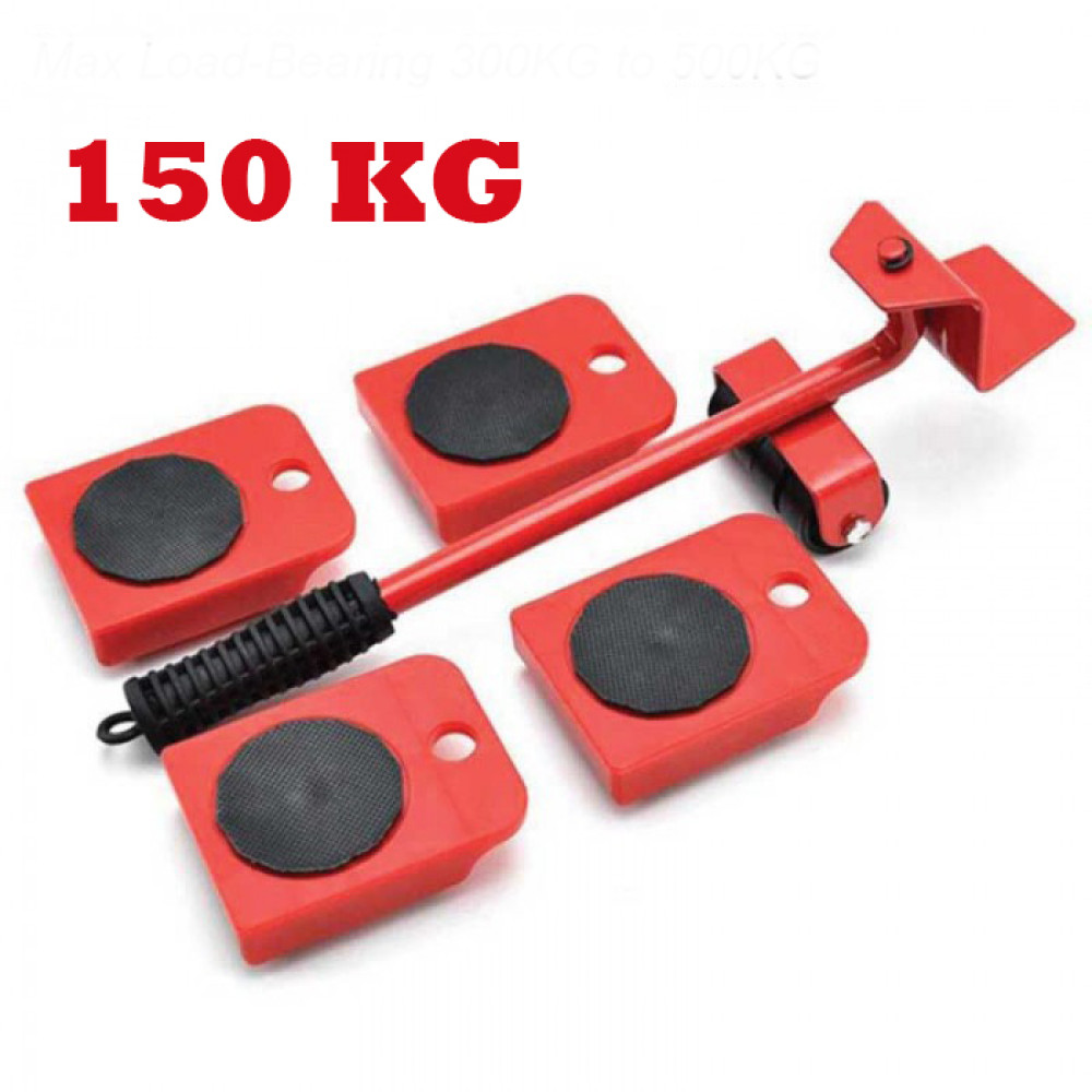 5 Pcs ফার্নিচার মুভিং টুলস Professional Furniture Transport Lifter tool Set Heavy Stuffs Moving Hand Tools Set Wheel Bar Mover Device