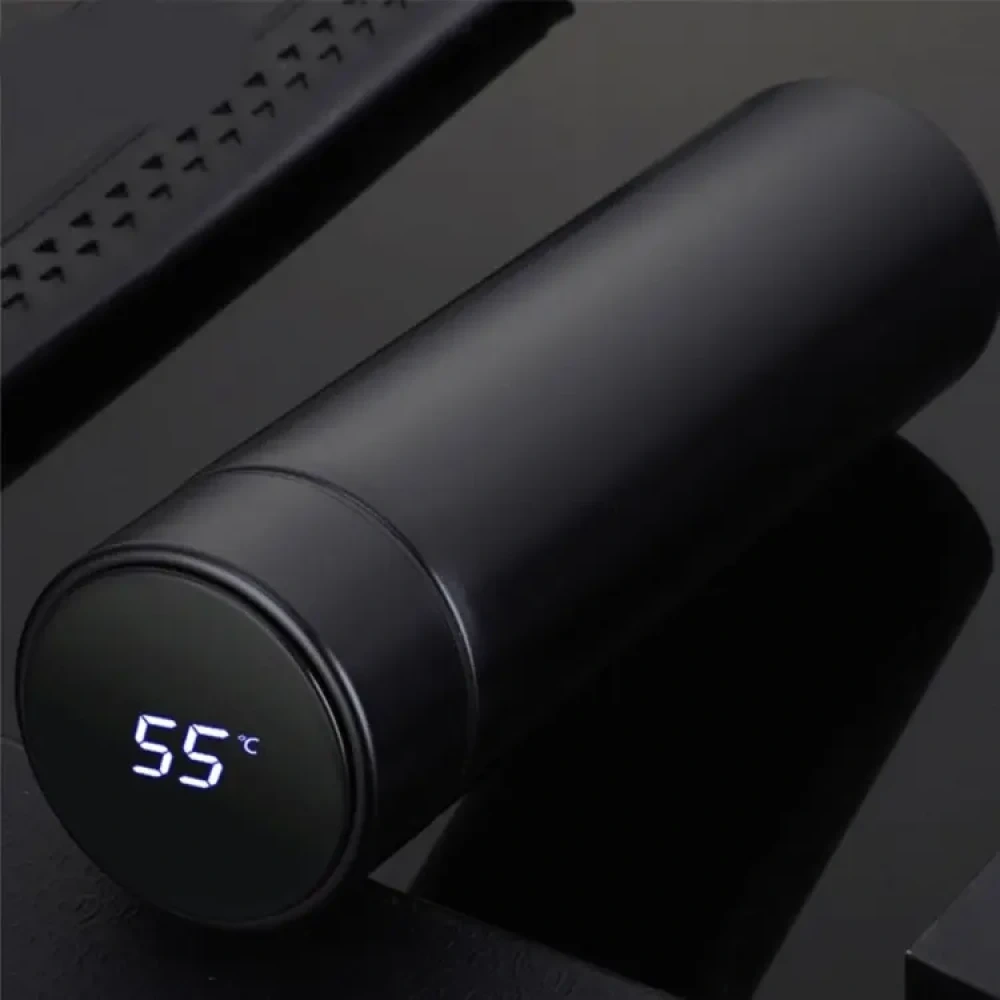 Stainless Steel Smart Water Bottle Temperature Display Travel Mug Smart Cup LED Digital 500ml