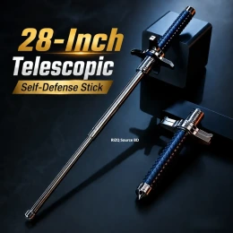 28-Inch Telescopic Self-Defense Stick